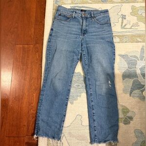 J Crew Curvy Essential Straight Jeans